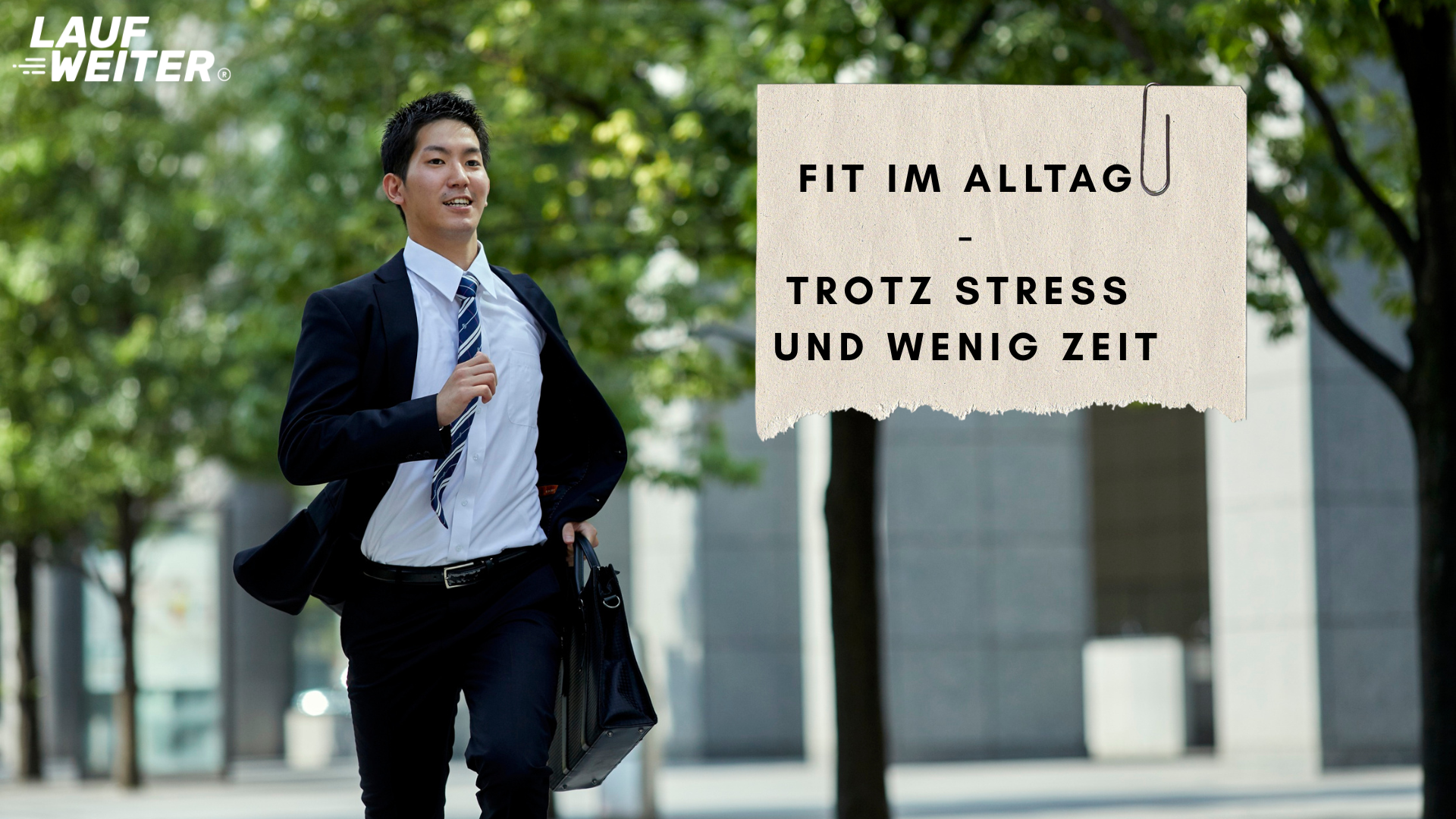 Blog Bild: Richtig laufen mit wenig Zeit – Trainingspläne für Vielbeschäftigte