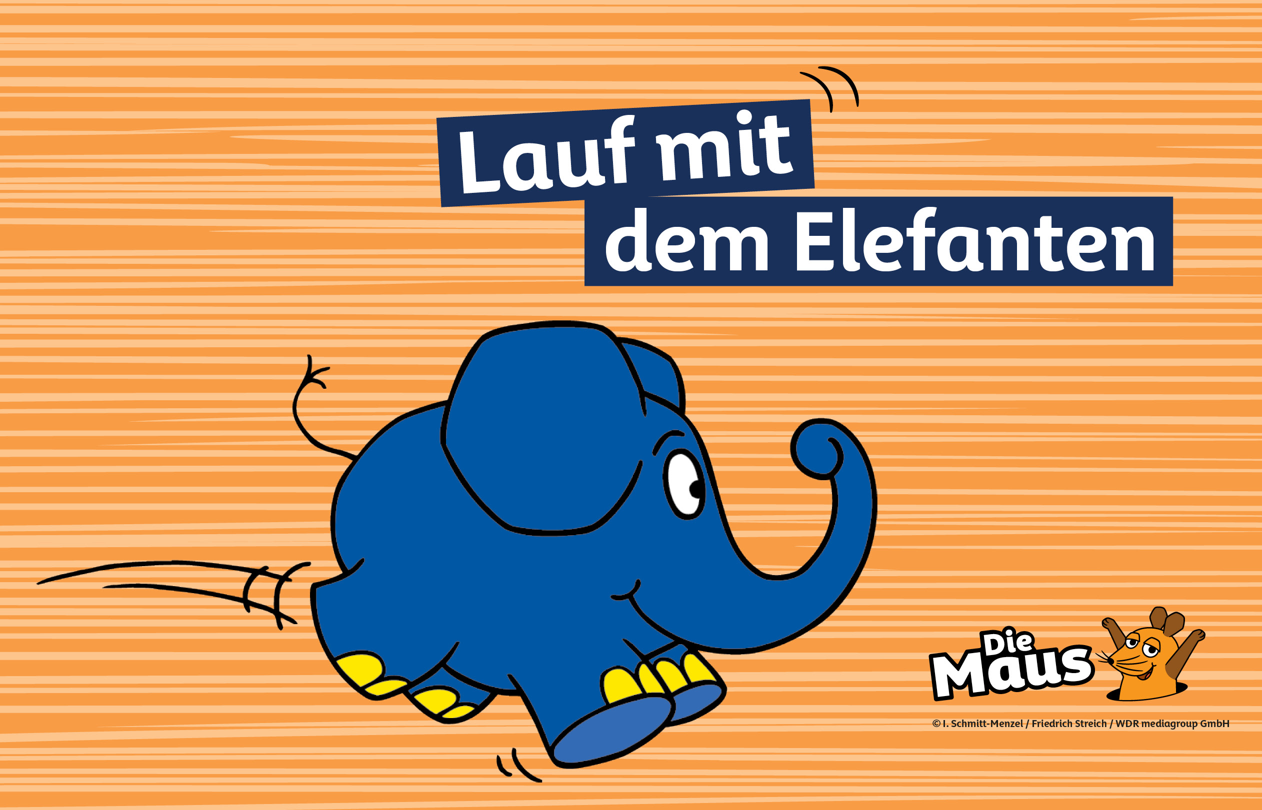 Lauf mit dem Elefanten