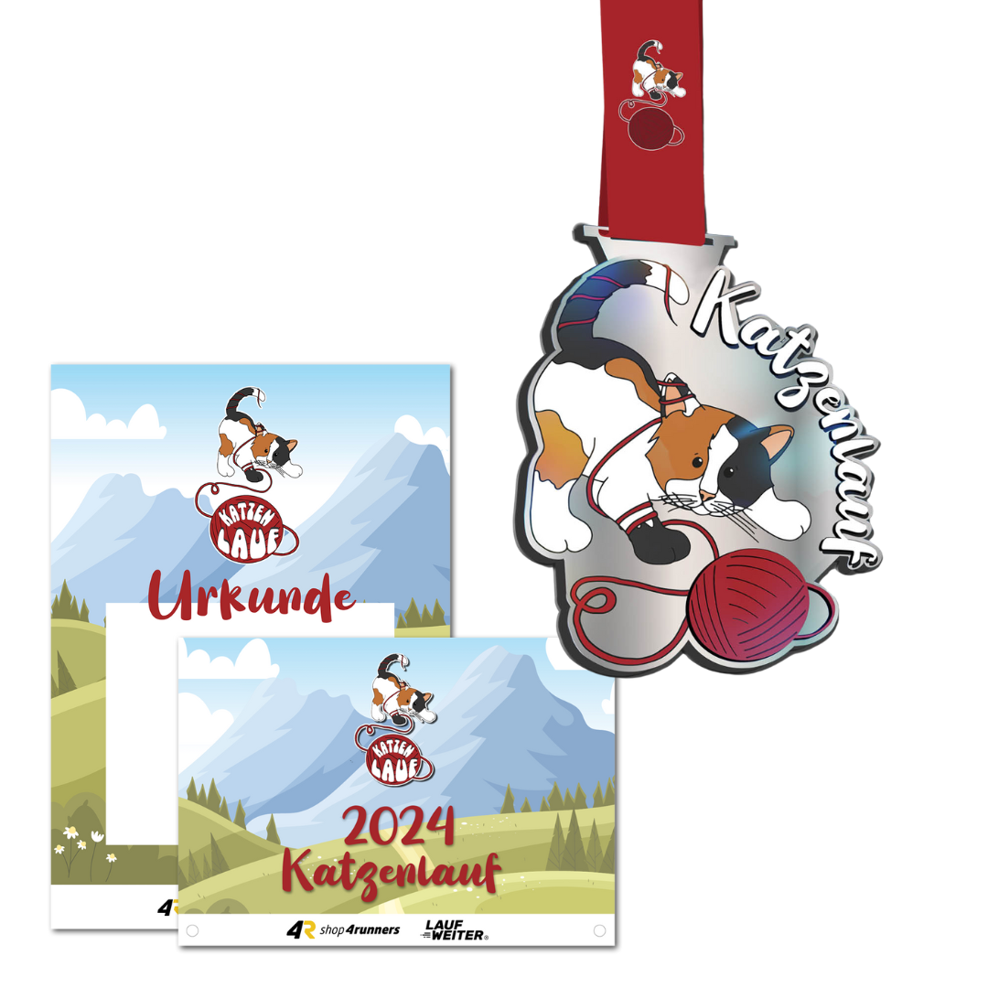 LAUF WEITER Katzenlauf Medaille