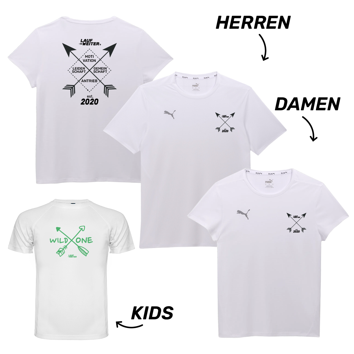 LAUF WEITER 5. Geburtstags-Jubiläumslauf KÖLN Puma T-Shirt