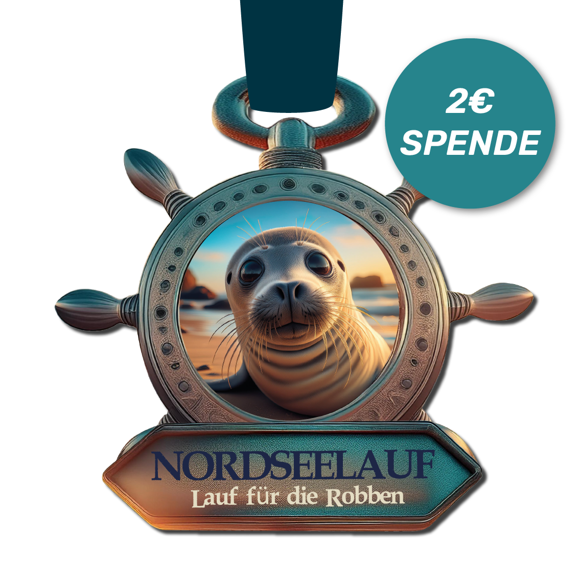 LAUF WEITER Nordsee-Lauf Medaille