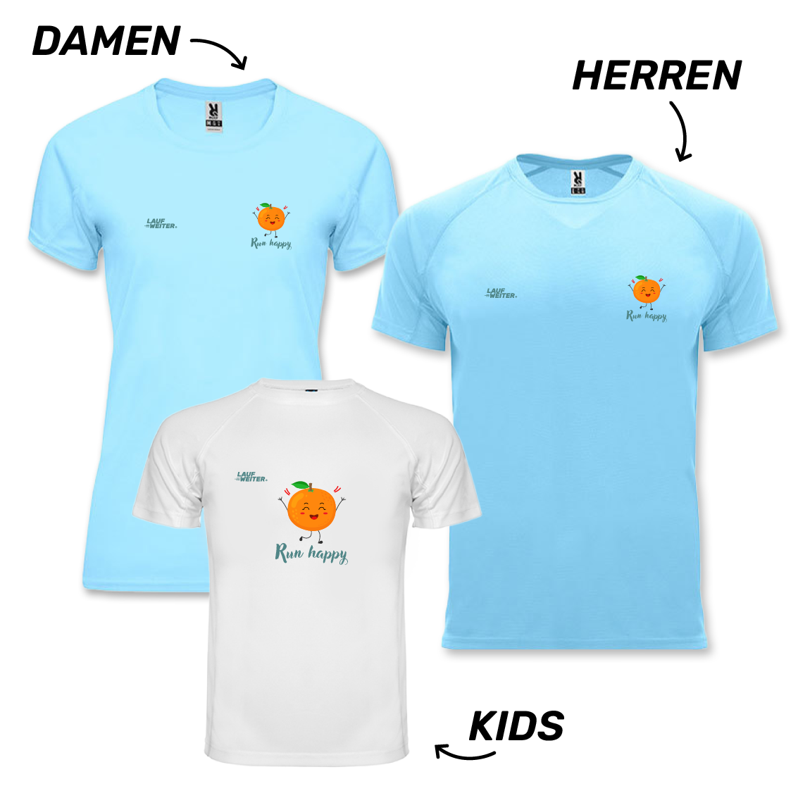 LAUF WEITER Vitamin-C-Run T-Shirts