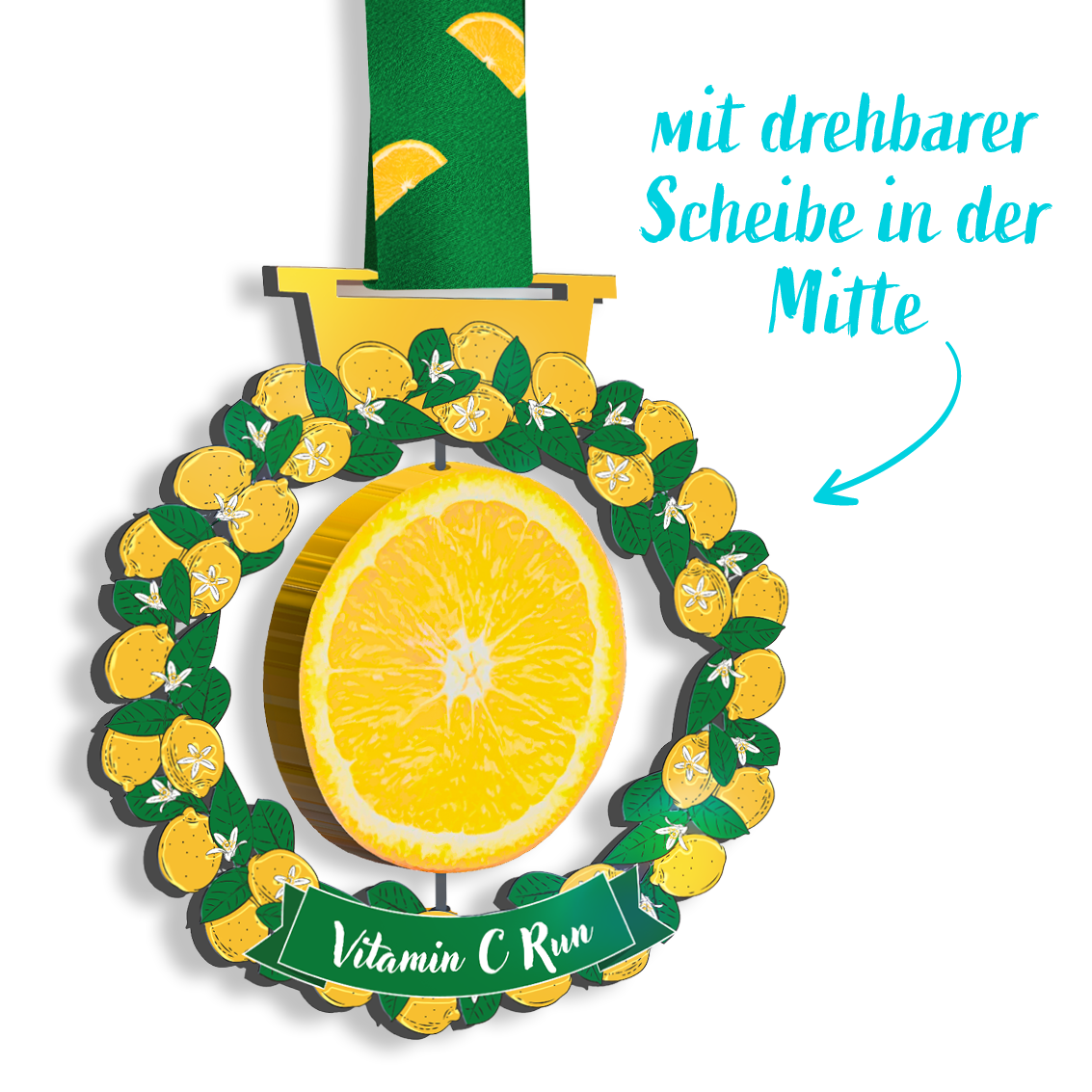 LAUF WEITER Vitamin-C-Run Medaille