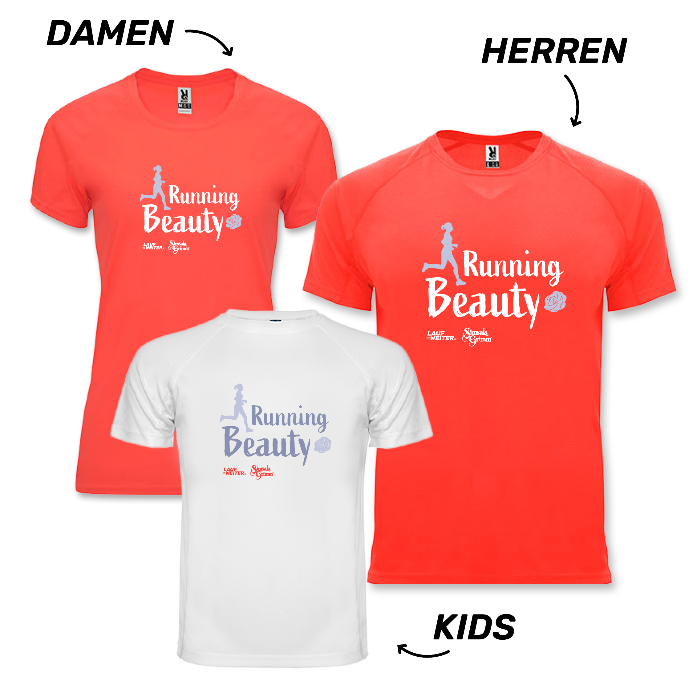 LAUF WEITER Dornröschen Lauf T-Shirts
