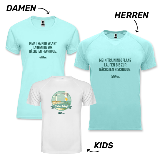 LAUF WEITER Ostsee Lauf T-Shirts