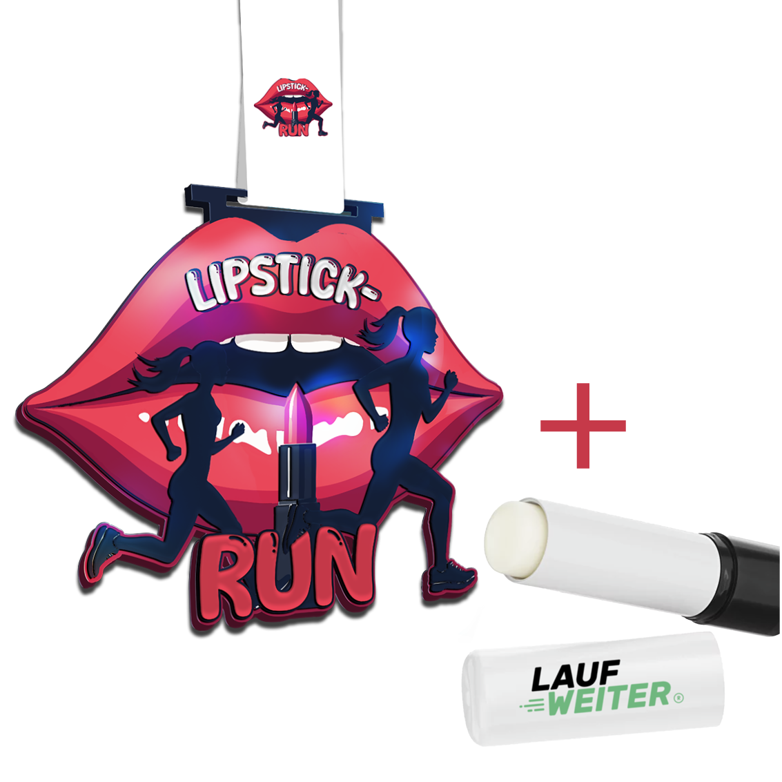 LAUF WEITER Lipstick-Run Medaille