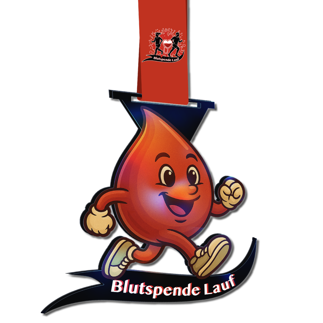 LAUF WEITER Blutspende Lauf Medaille