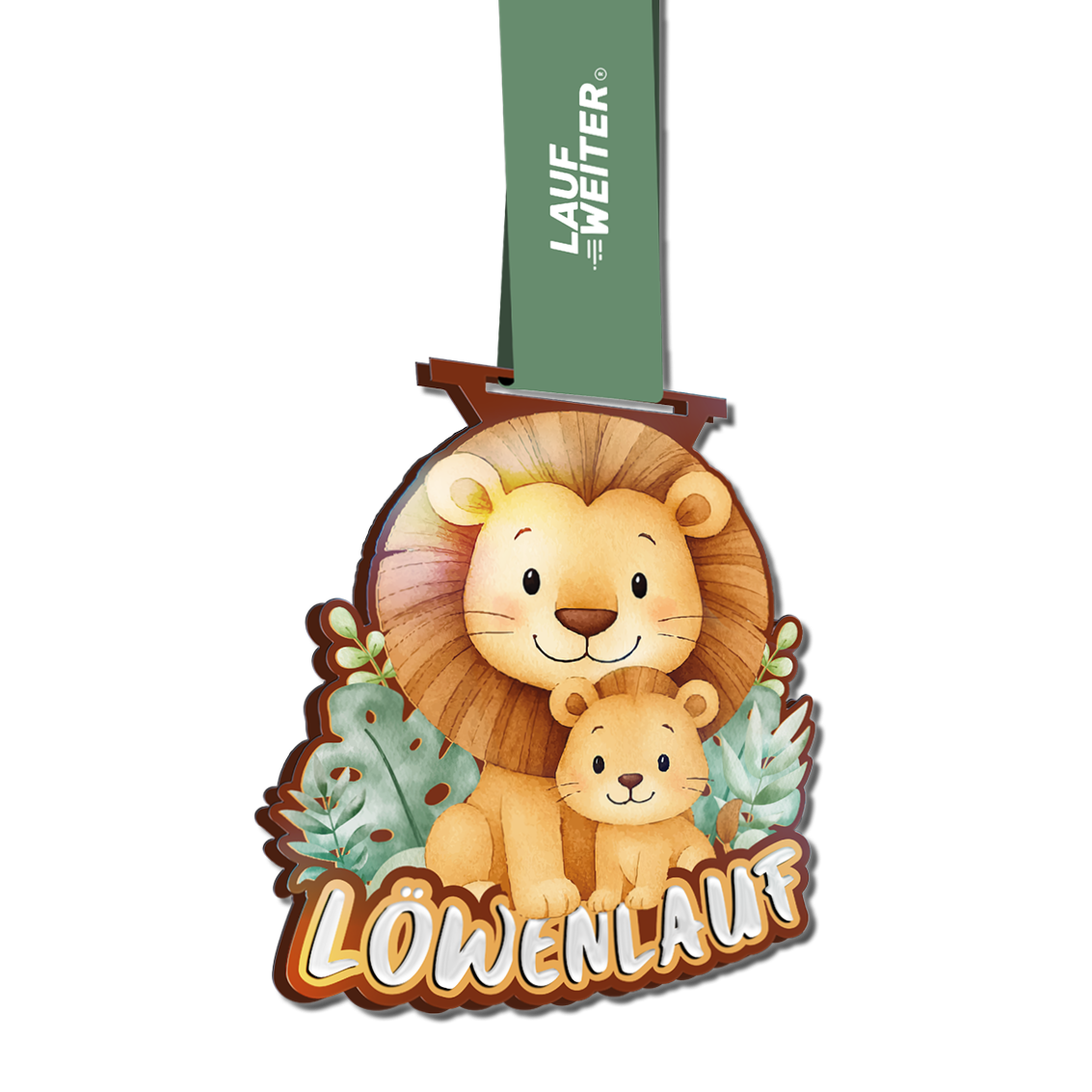 LAUF WEITER Löwenlauf Medaille