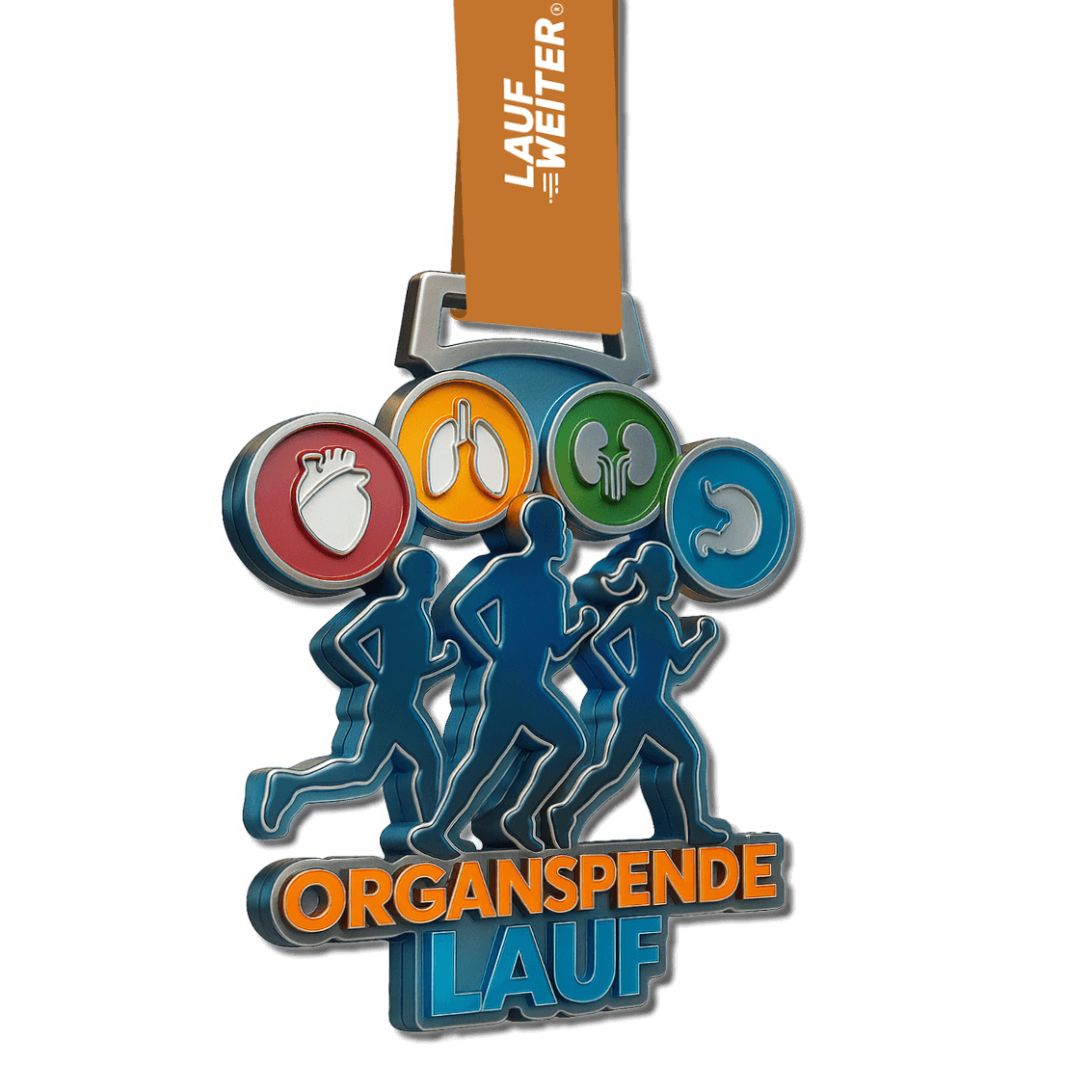 LAUF WEITER Organspendelauf Medaille