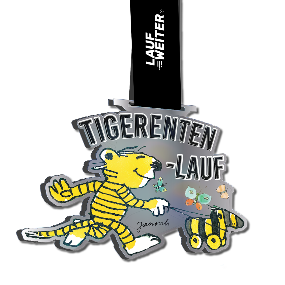 LAUF WEITER Tigerenten Lauf Medaille