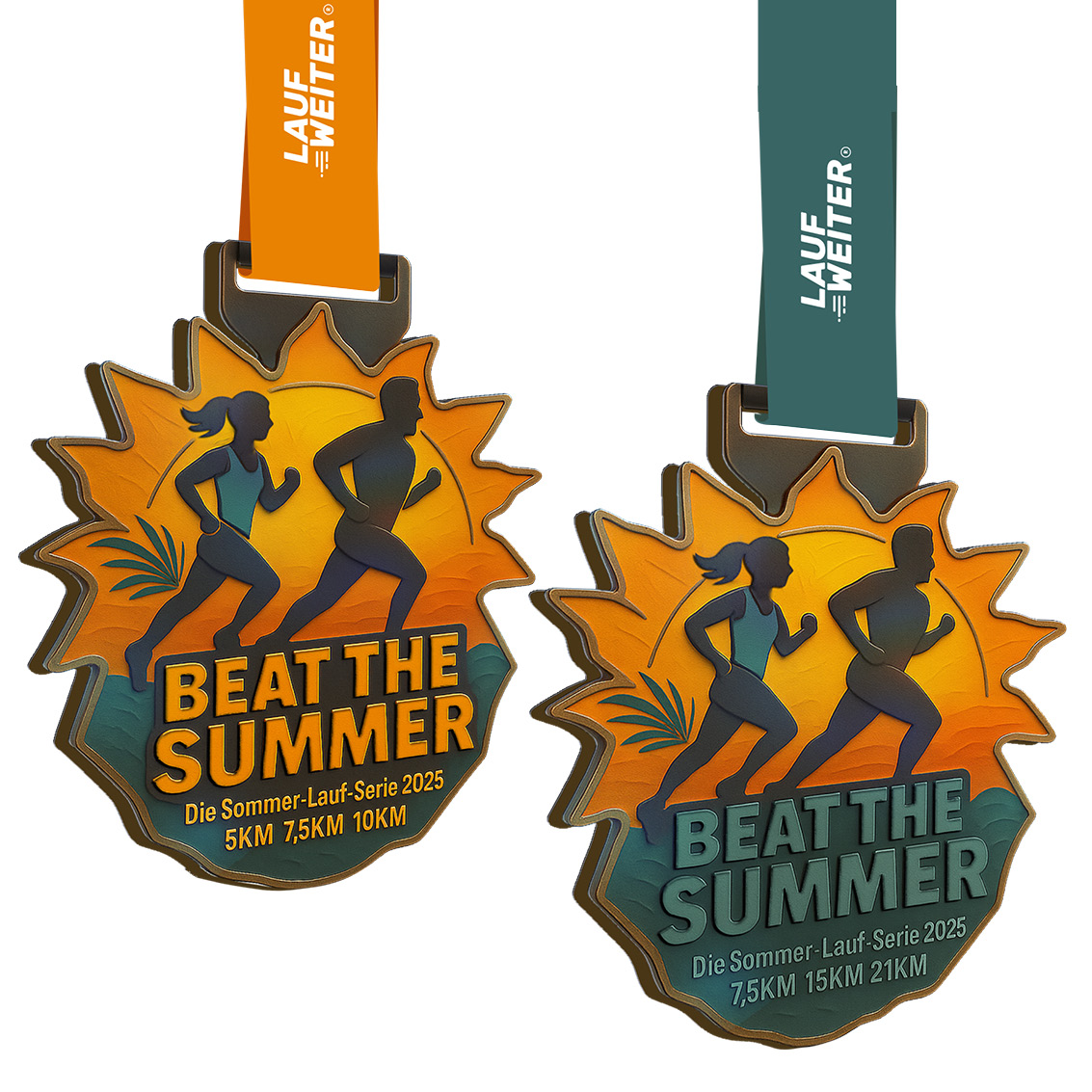 LAUF WEITER Sommerlaufserie Medaille Serie