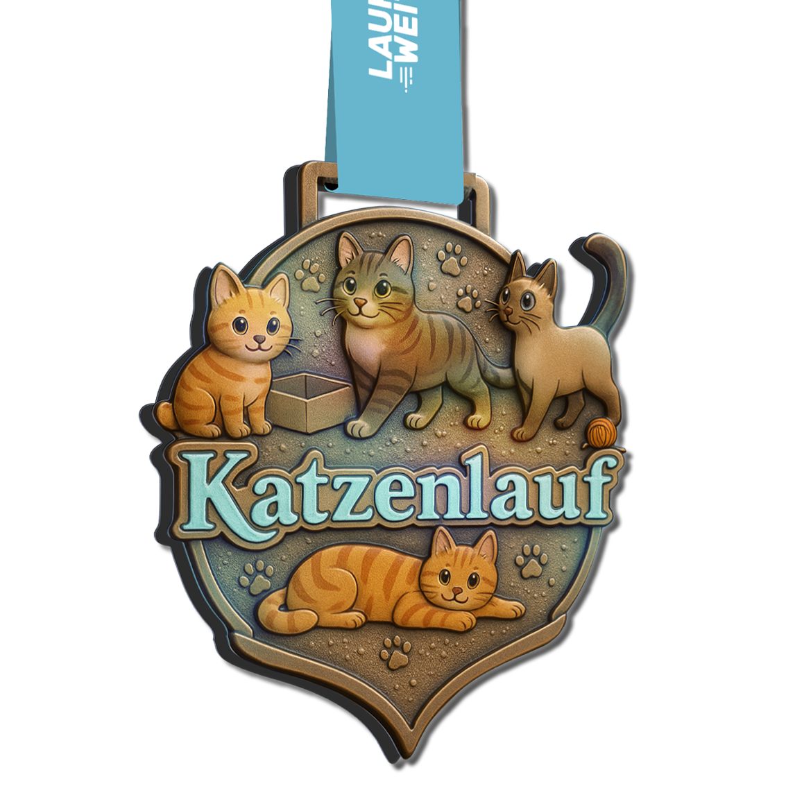 LAUF WEITER Katzenlauf Medaille