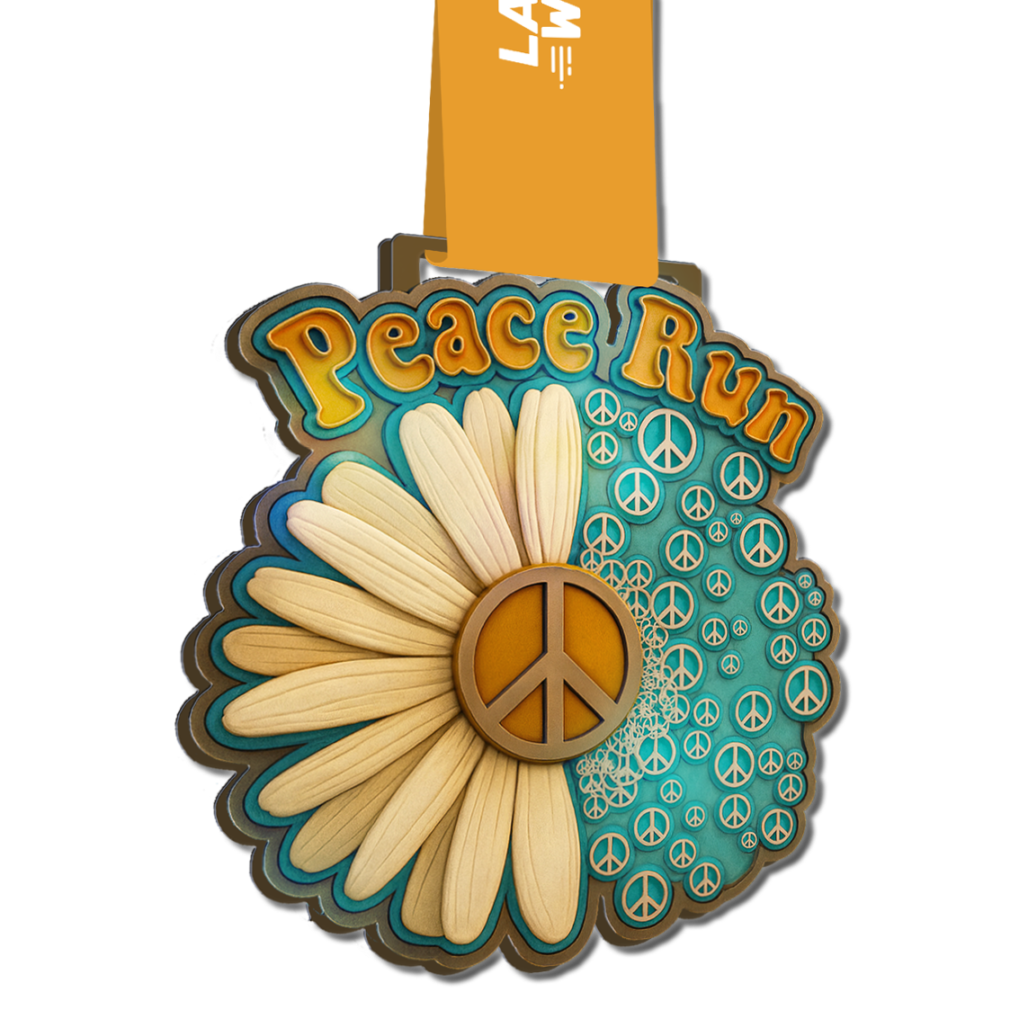 LAUF WEITER Peace Run Medaille