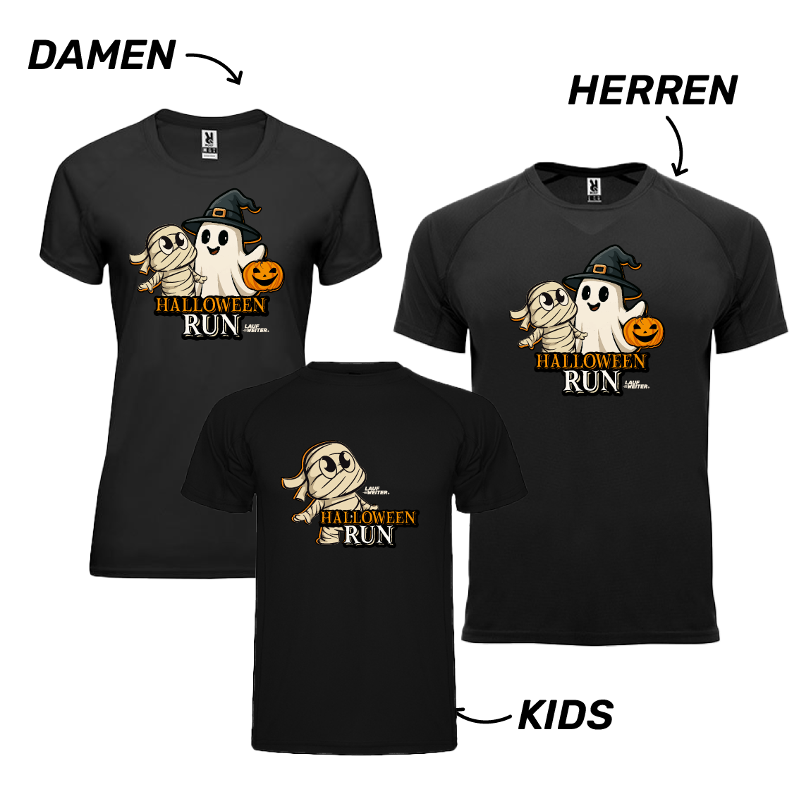 LAUF WEITER Halloween Run T-Shirts