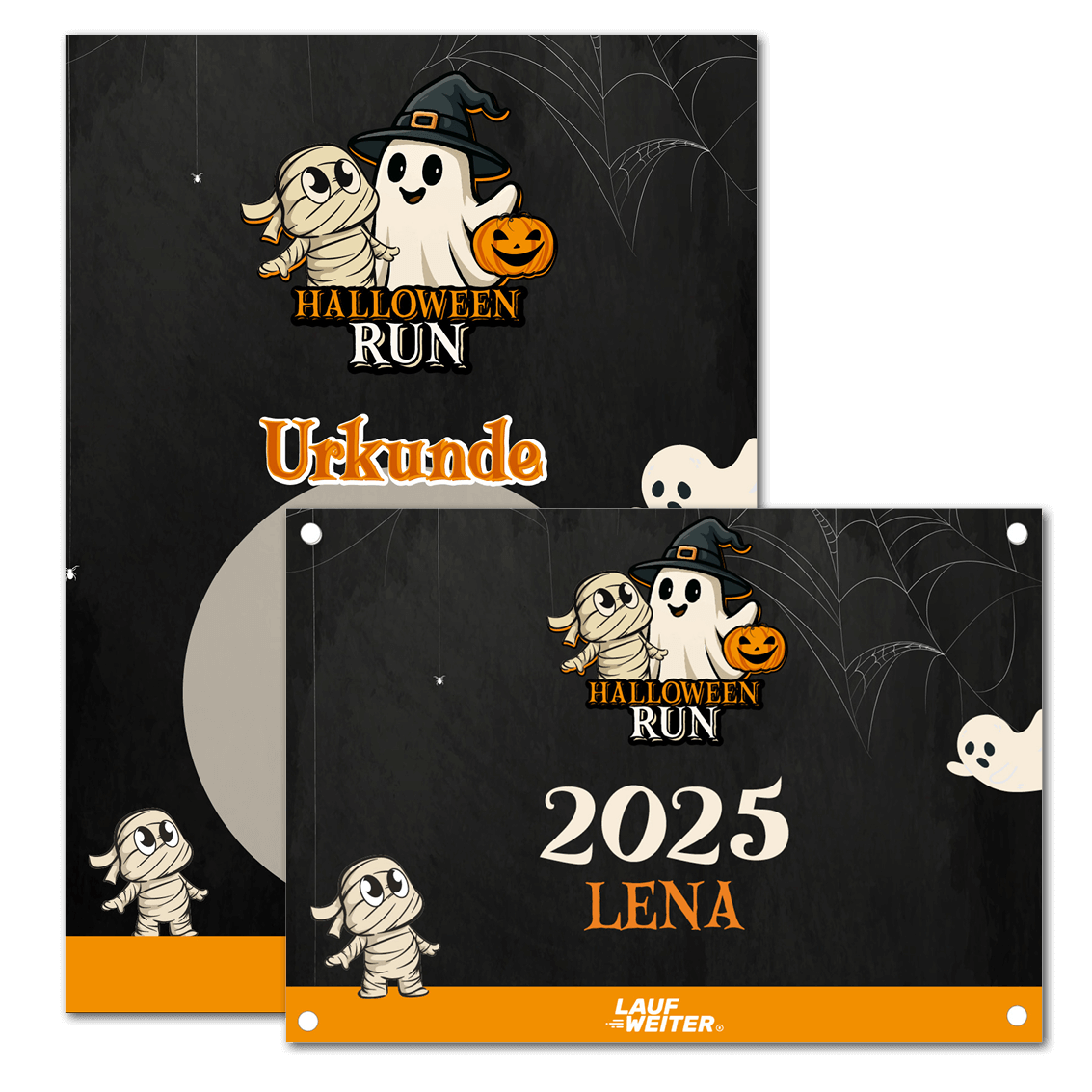 LAUF WEITER Halloween Run Startnummer & Urkunde