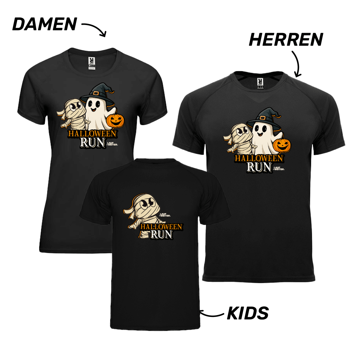 LAUF WEITER Halloween Run T-Shirts