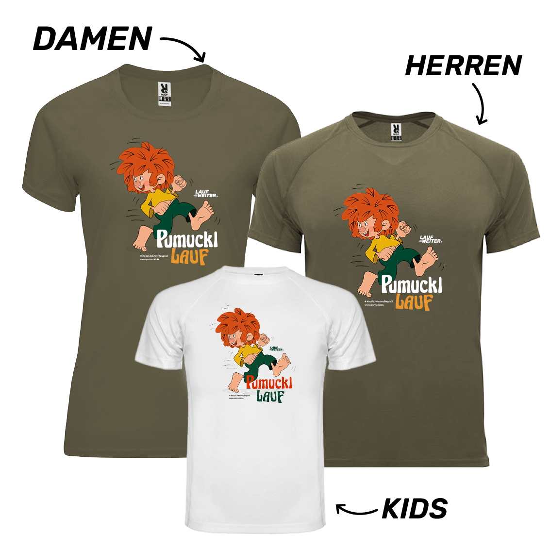 LAUF WEITER Pumuckl Lauf T-Shirts