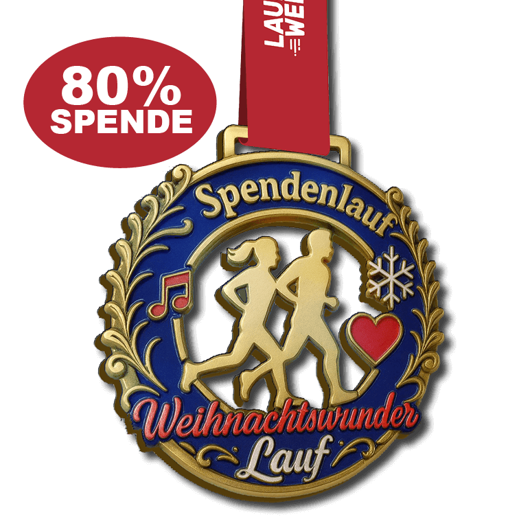 LAUF WEITER Weihnachtswunder Lauf Medaille