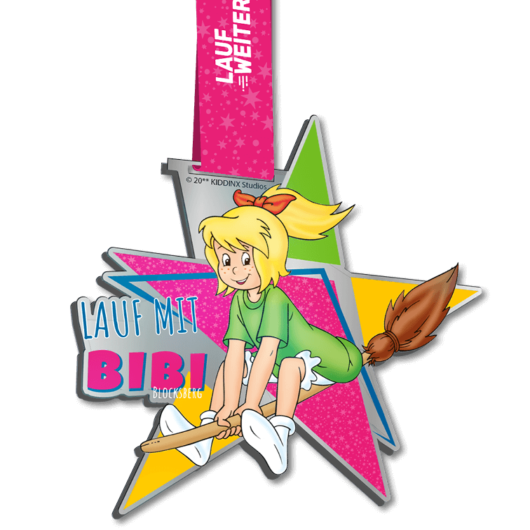 LAUF WEITER Lauf mit Bibi Blocksberg Medaille