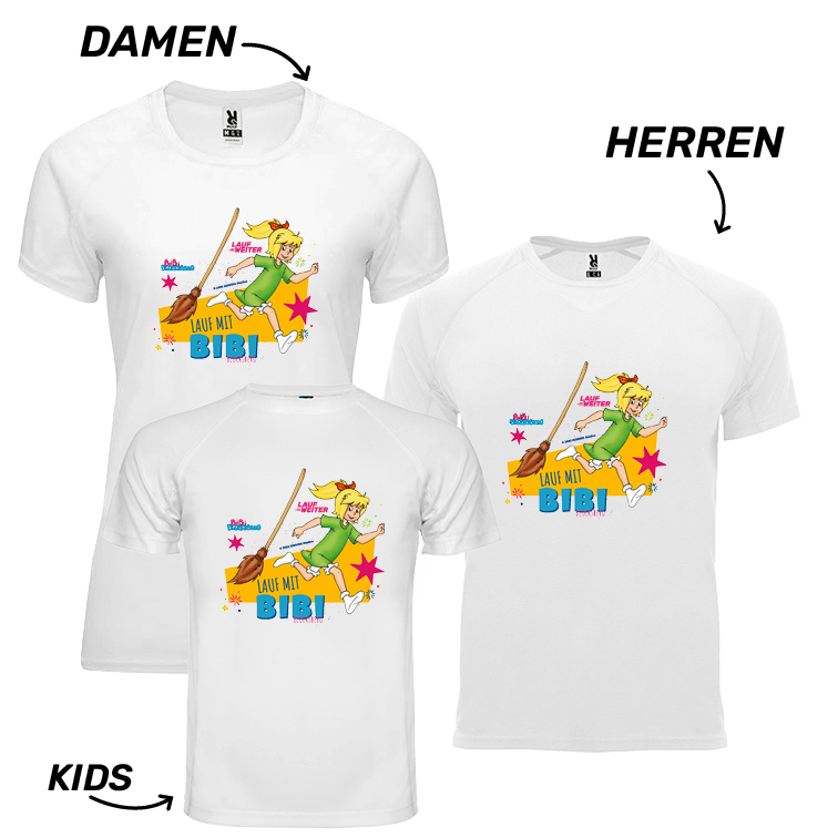 LAUF WEITER Lauf mit Bibi Blocksberg T-Shirts