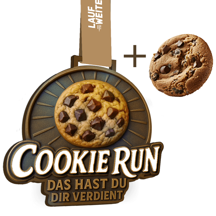 LAUF WEITER Cookie Run Medaille
