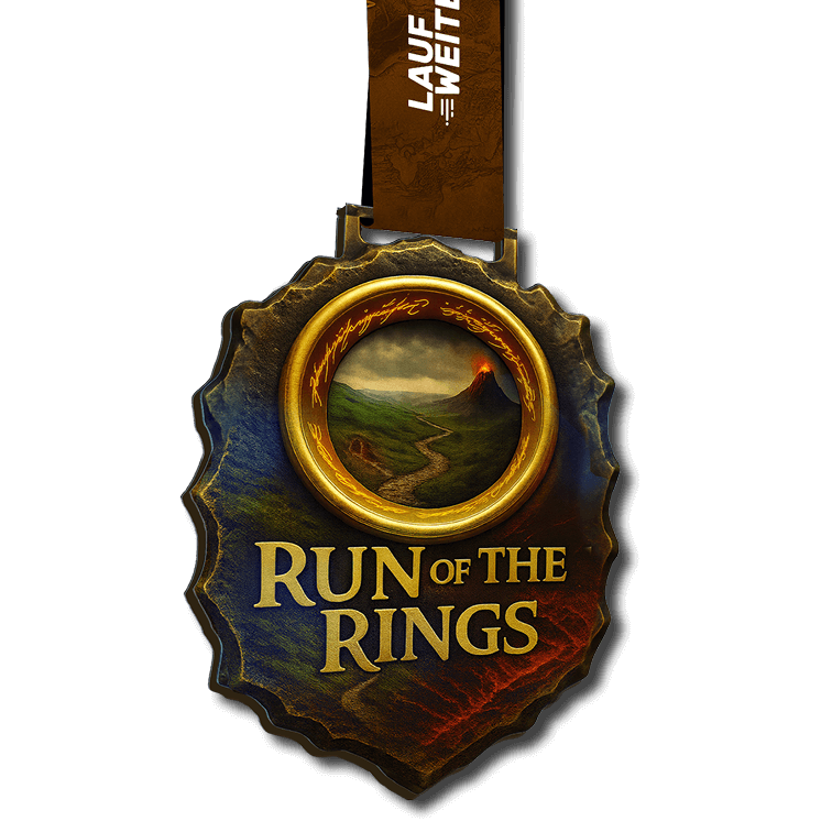 LAUF WEITER Run of the Rings Medaille