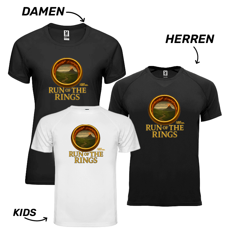 LAUF WEITER Run of the Rings T-Shirts