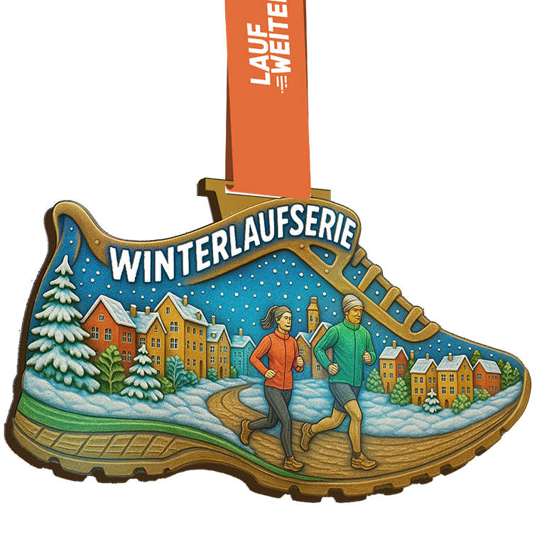 LAUF WEITER Winterlaufserie 2026 Medaille