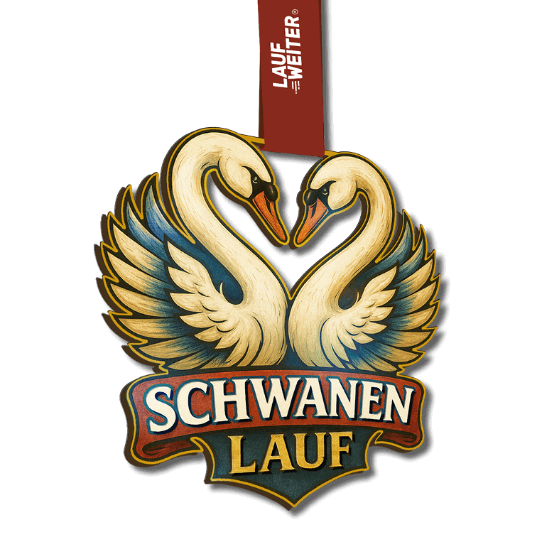 LAUF WEITER Schwanen Lauf Medaille