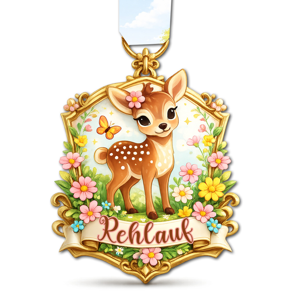 LAUF WEITER Rehlauf Medaille