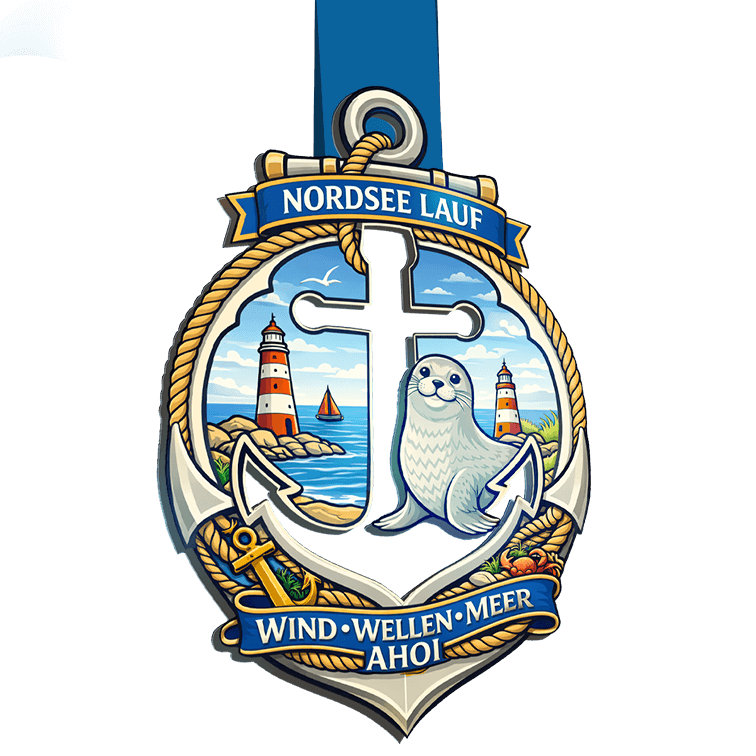 LAUF WEITER Nordseelauf 2026 Medaille