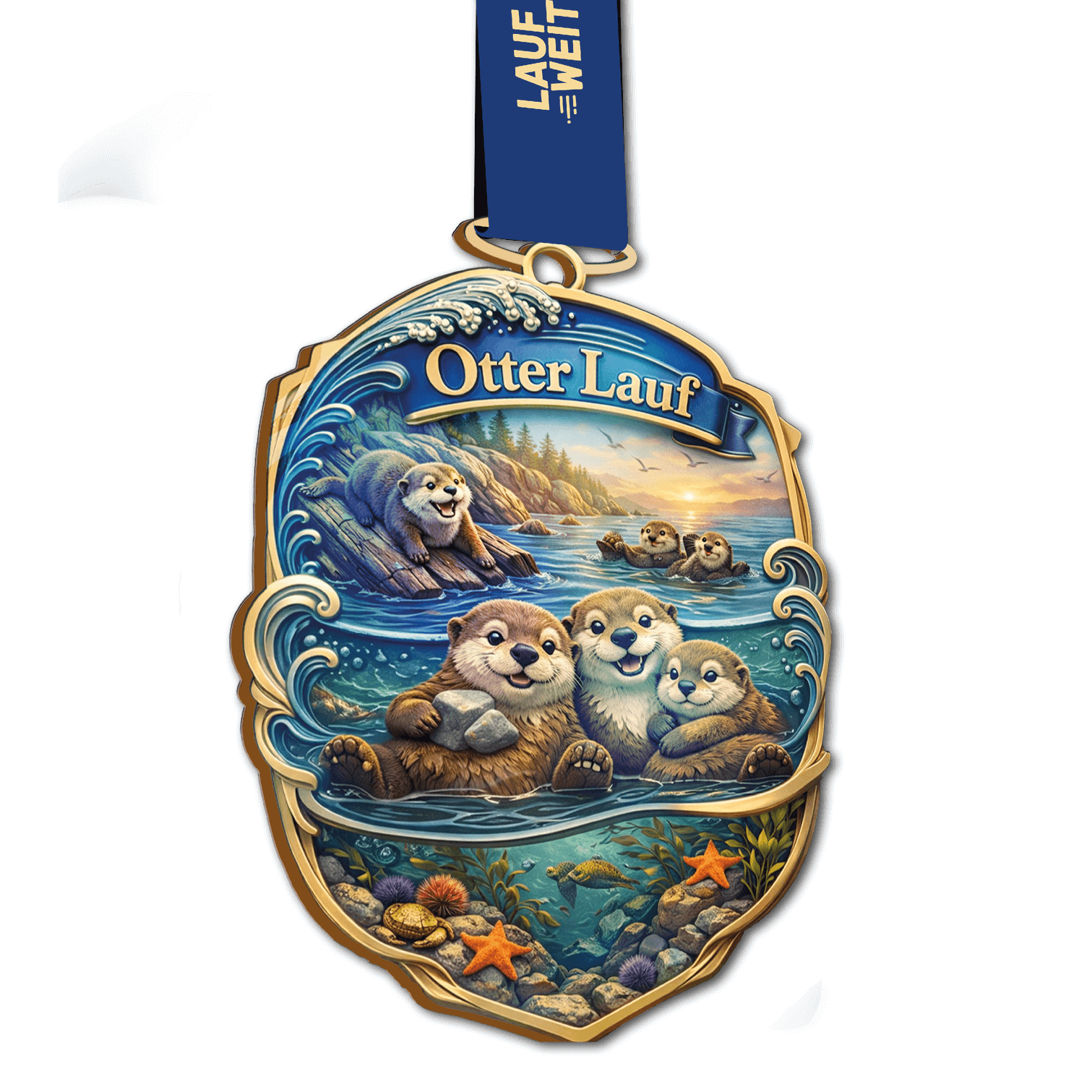 LAUF WEITER Otterlauf Medaille