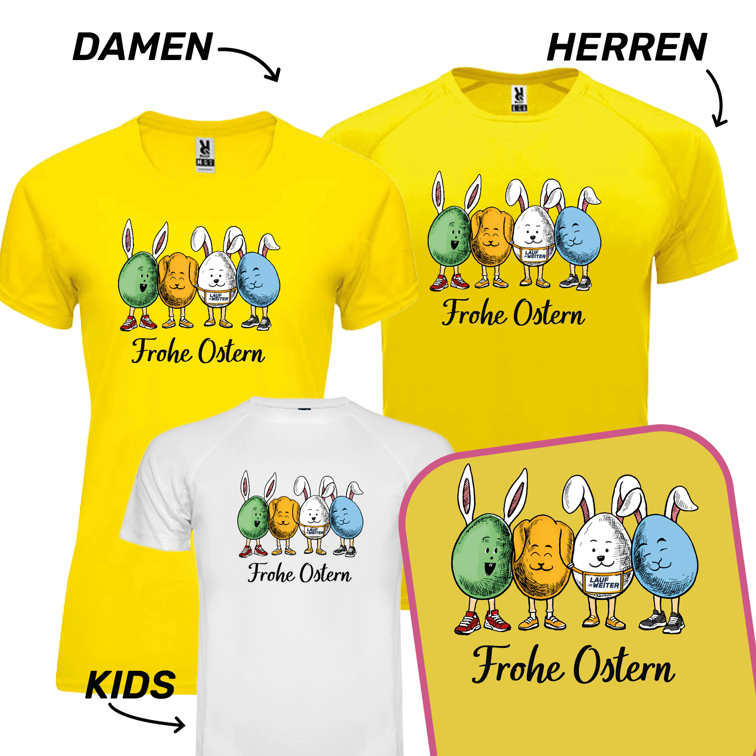 LAUF WEITER Osterlauf 2026 T-Shirts