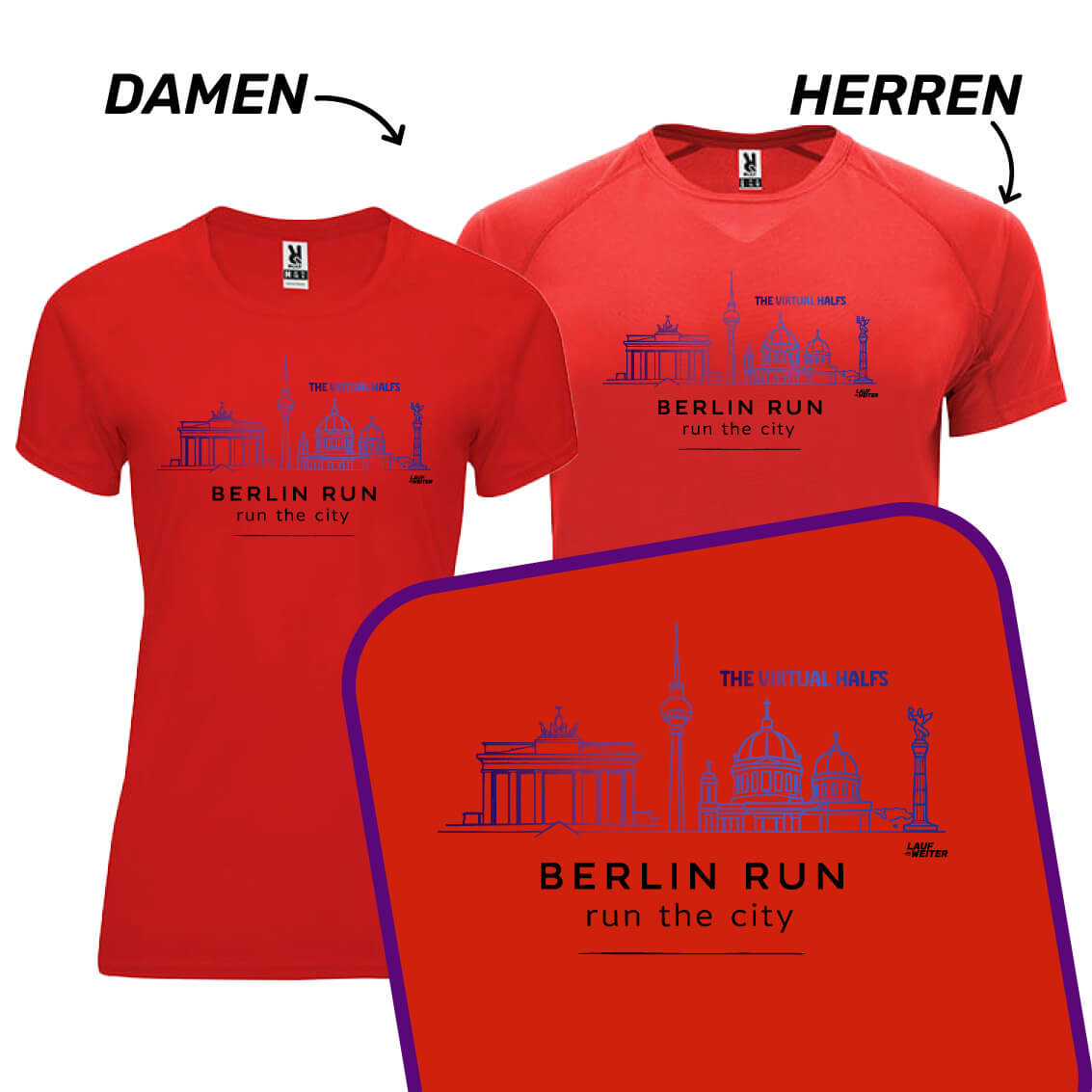 LAUF WEITER Berlin Run T-Shirts