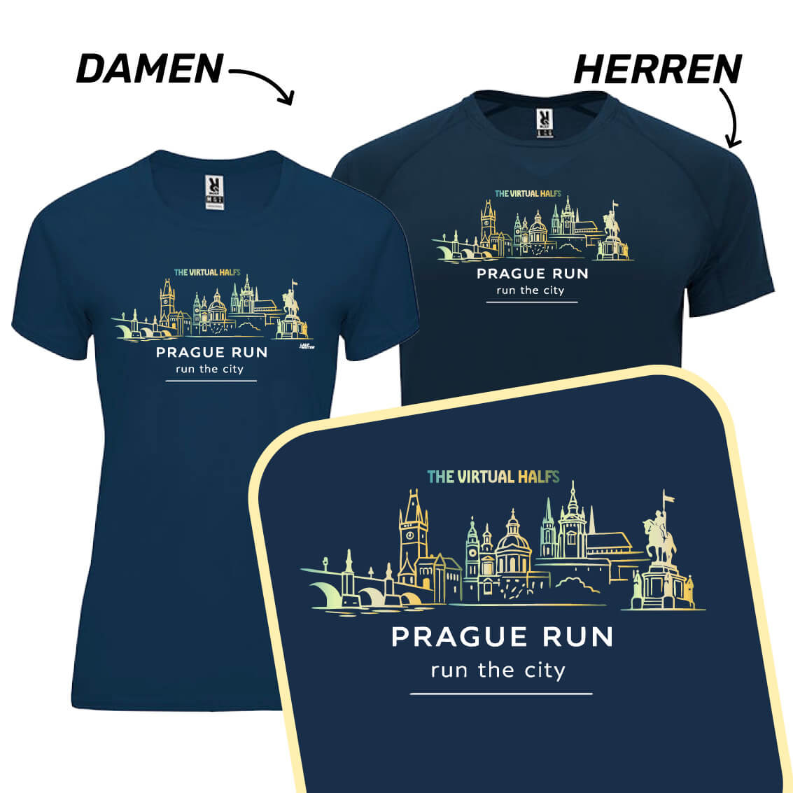 LAUF WEITER Prague Run T-Shirts