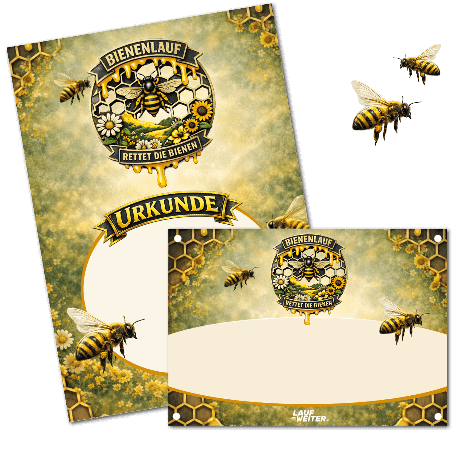 LAUF WEITER Bienenlauf 2026 Startnummer & Urkunde