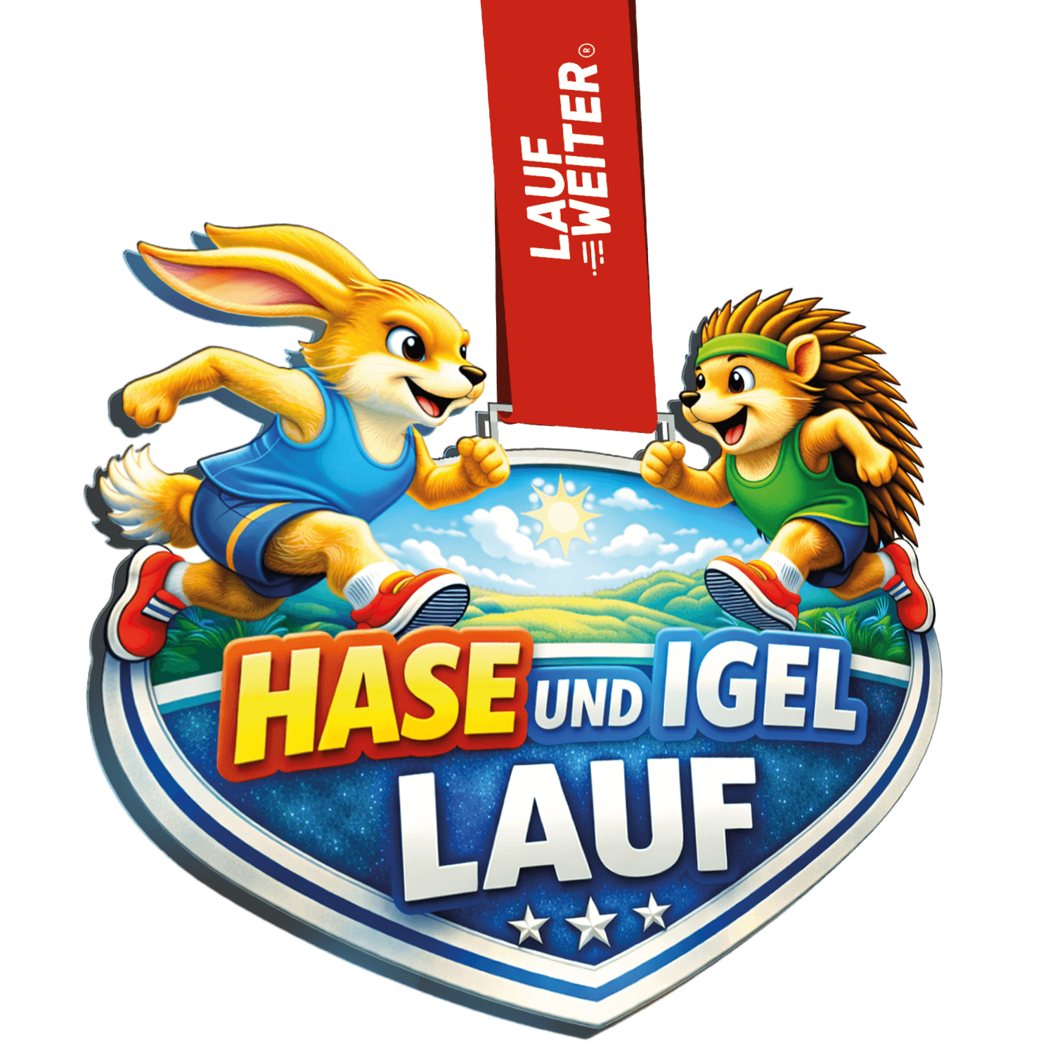 LAUF WEITER Hase und Igel-Lauf Medaille