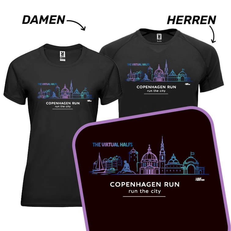 LAUF WEITER Copenhagen Run T-Shirts