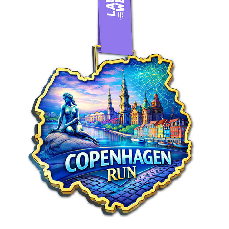 LAUF WEITER Copenhagen Run Medaille