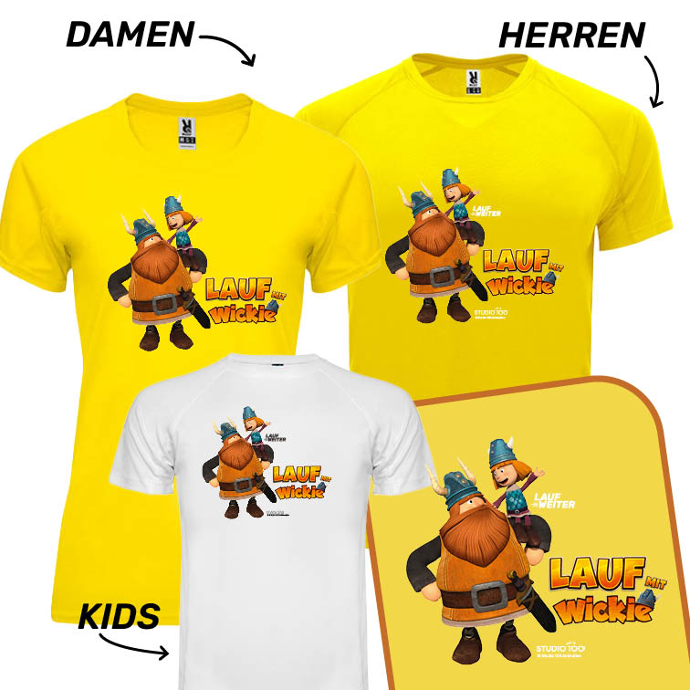 LAUF WEITER Lauf mit Wickie T-Shirts