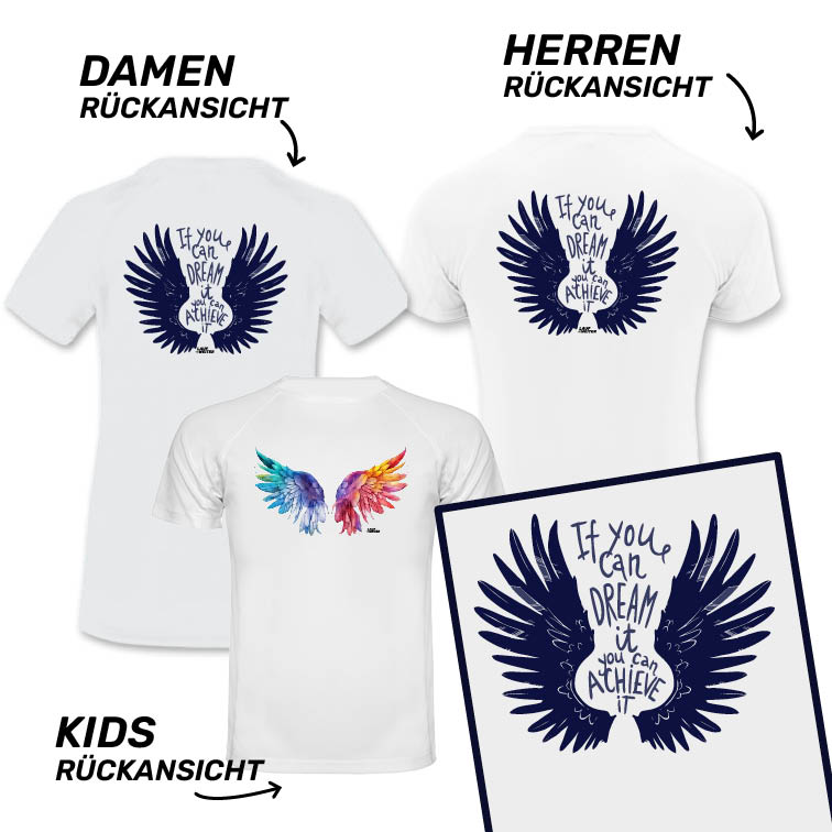 LAUF WEITER Angel Run T-Shirts