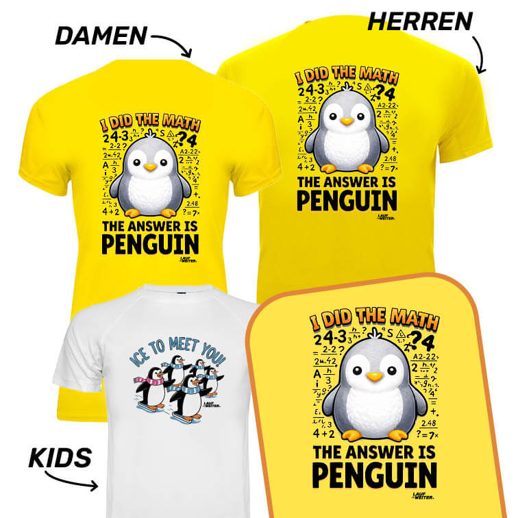 LAUF WEITER Pinguin Lauf 2026 T-Shirts