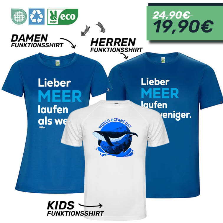LAUF WEITER World Ocean Day Run T-Shirts