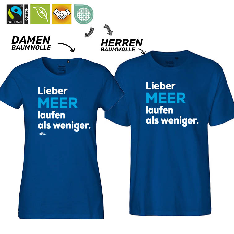 LAUF WEITER World Ocean Day Run Baumwolle Shirt