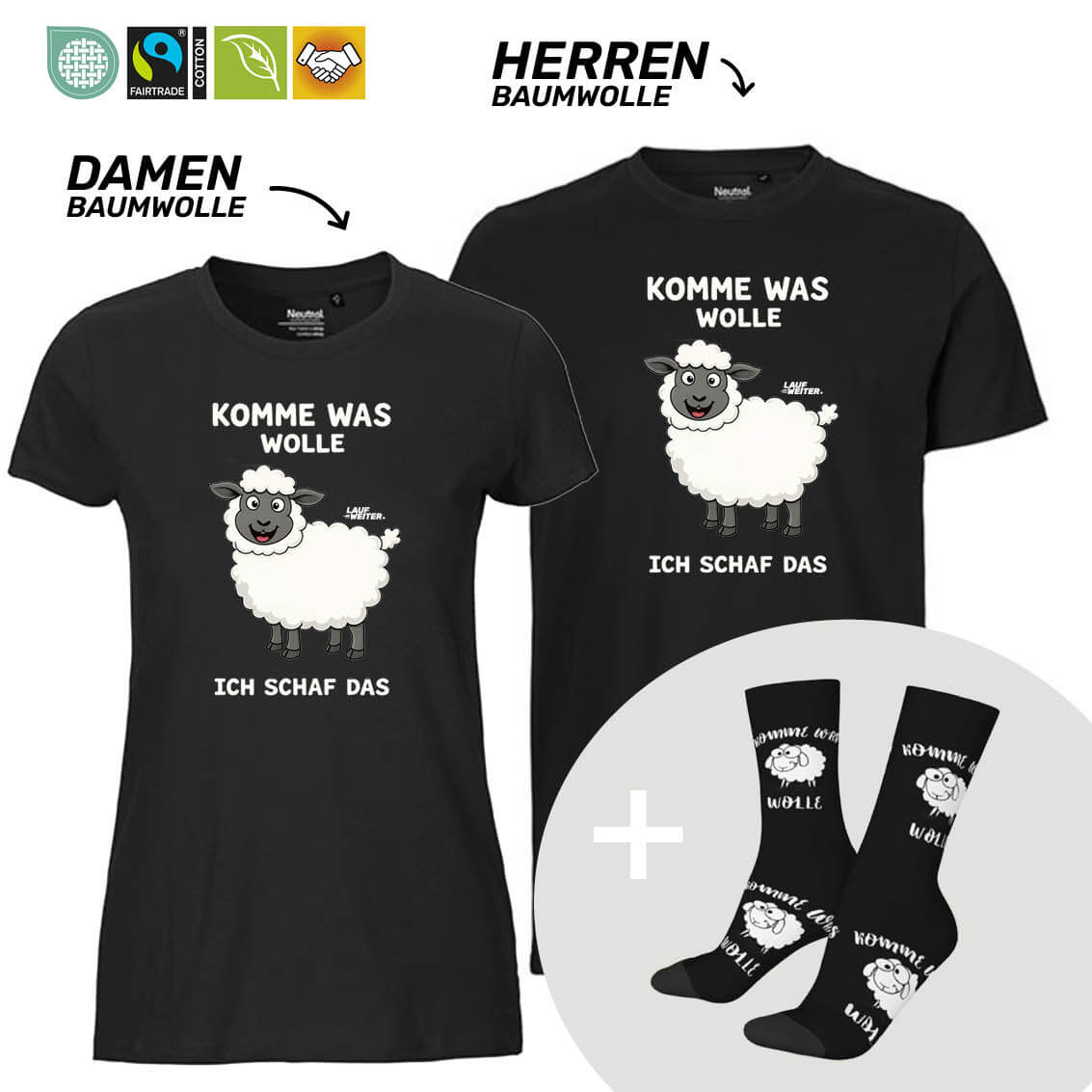 LAUF WEITER Schaf Run Paket + Shirt
