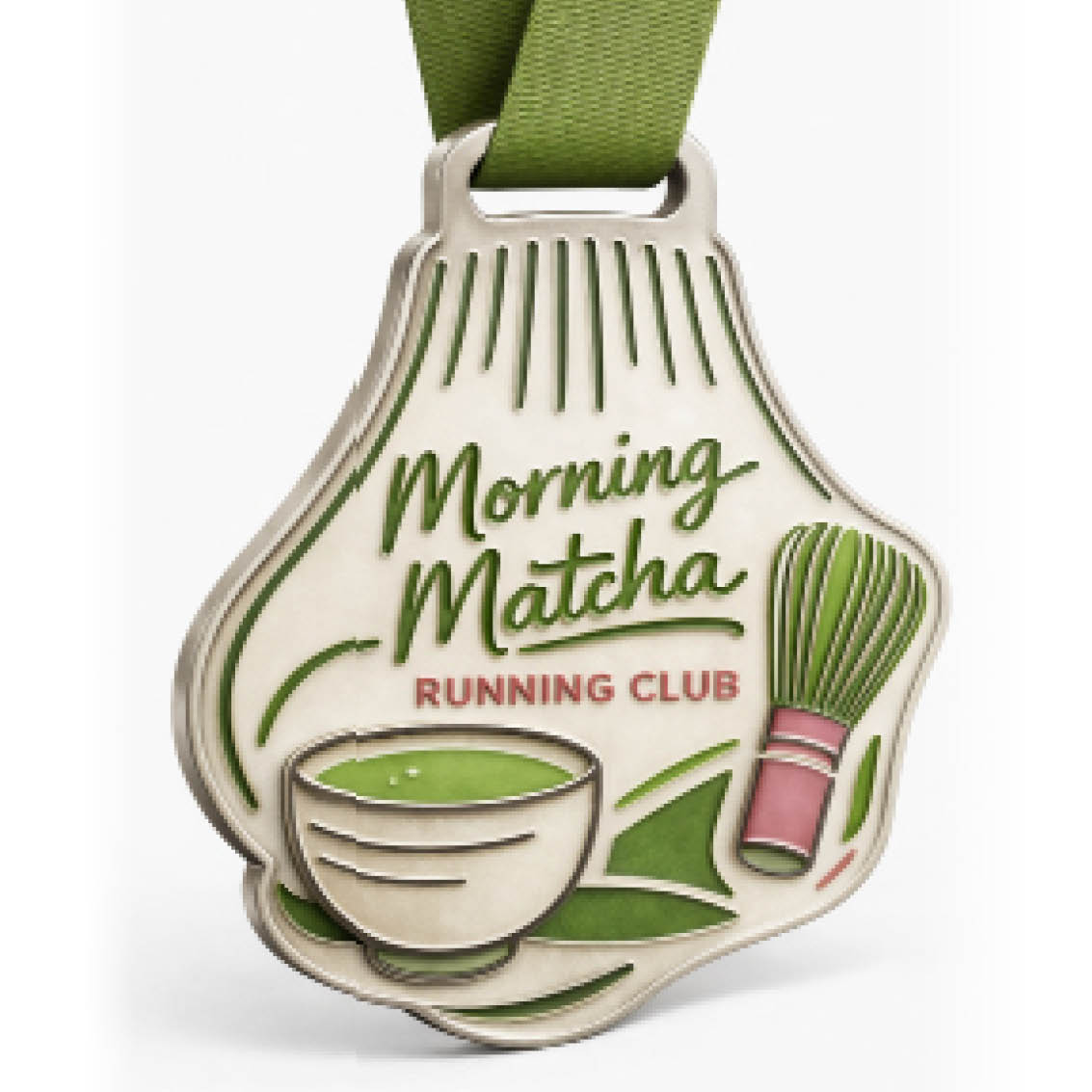 LAUF WEITER Matcha Morning Run Medaille