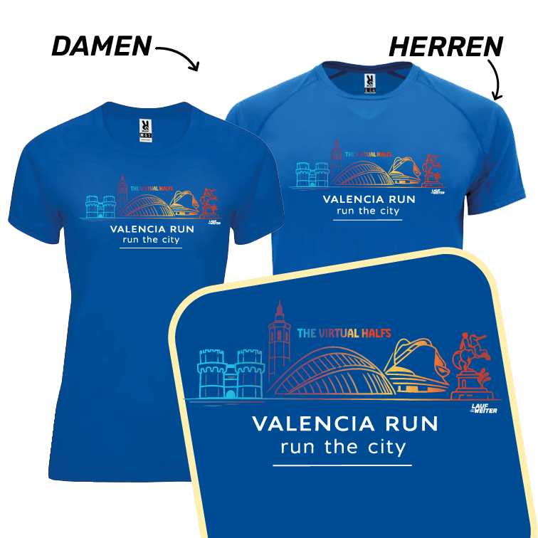 LAUF WEITER Valencia Run T-Shirts