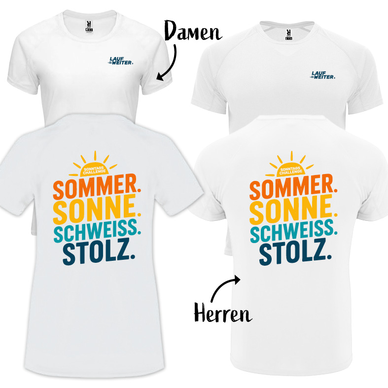 LAUF WEITER 304. Sonntagschallenge T-Shirts