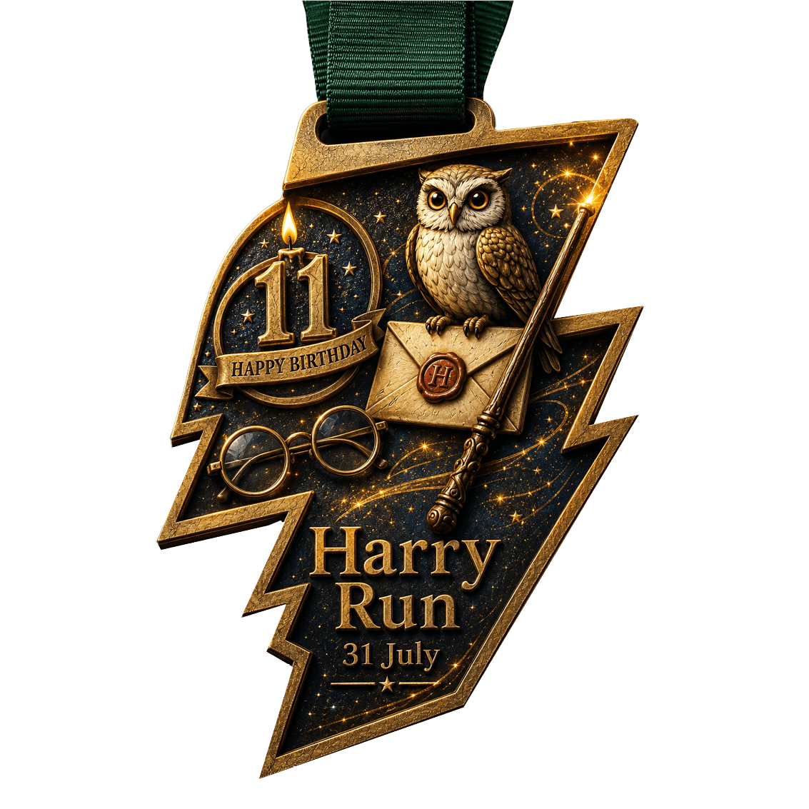 LAUF WEITER Harry Run Medaille