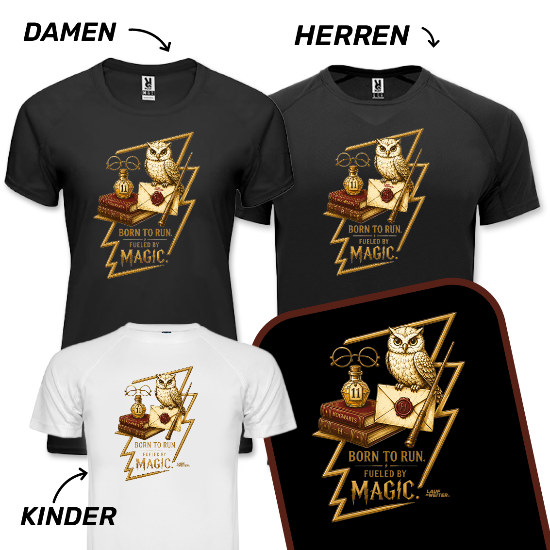 LAUF WEITER Harry Run T-Shirts